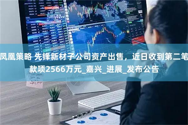 凤凰策略 先锋新材子公司资产出售，近日收到第二笔款项2566万元_嘉兴_进展_发布公告