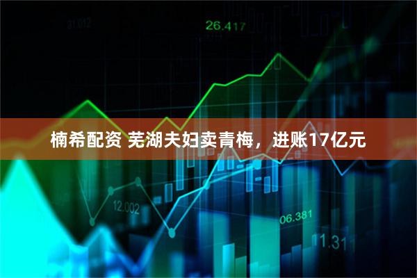 楠希配资 芜湖夫妇卖青梅,进账17亿元